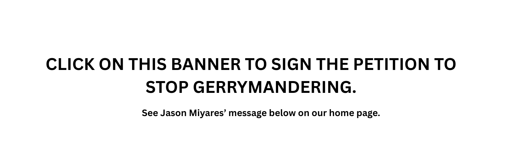Sign the Petition