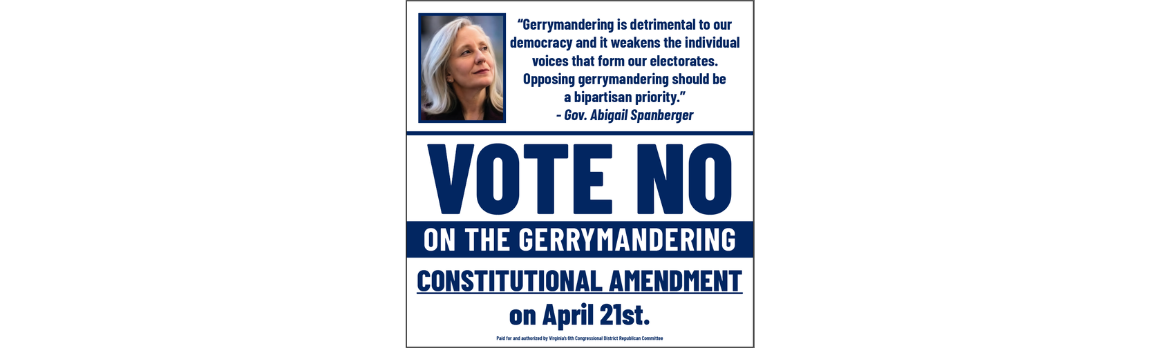 Governor Statement with Vote No